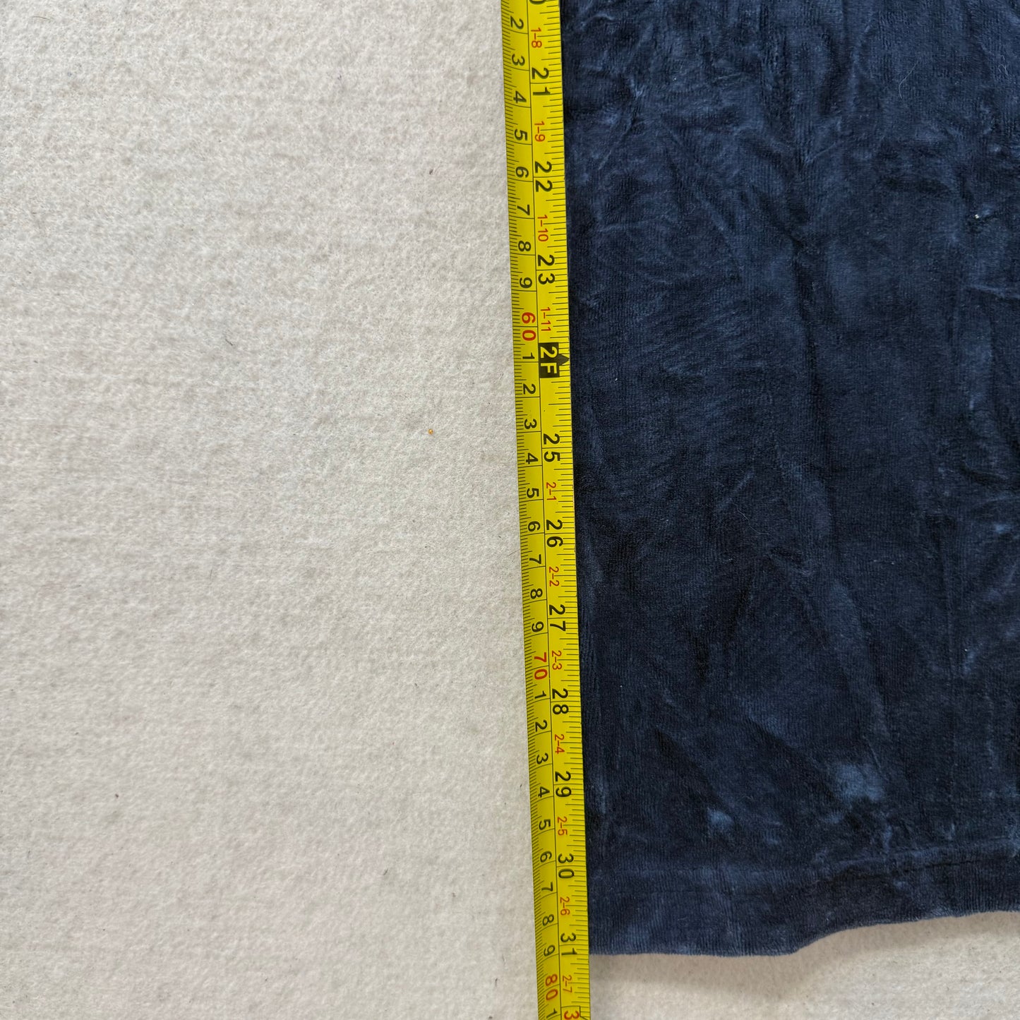 Vintage Juicy Couture Women's Navy Velour Flare Track Pant Loungewear Y2K Size L