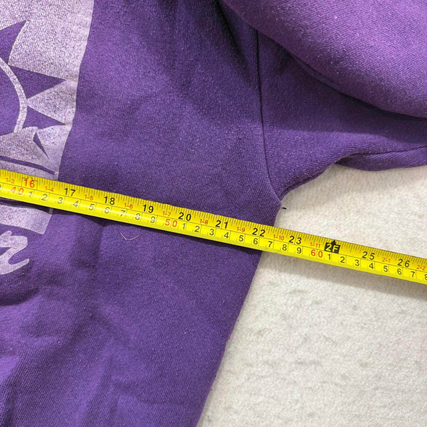 Vtg Lee Sunriver Men Purple Midweight Cotton Blend Sweatshirt Made in USA Size L