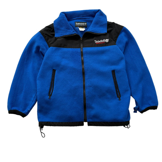 Timberland Performance Gore-Tex Men's Blue Black Fleece Full-Zip Jacket Size L