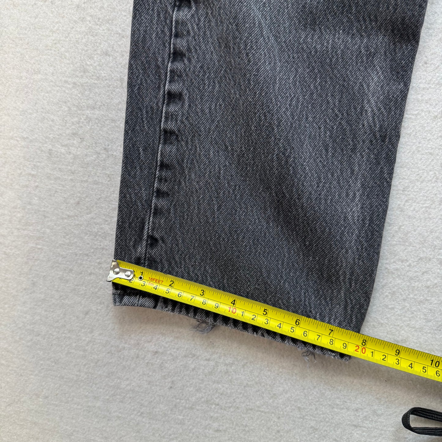 Levi Strauss & Co. 501 Men's Onyx Denim Straight Leg Jeans Button Fly Size 34