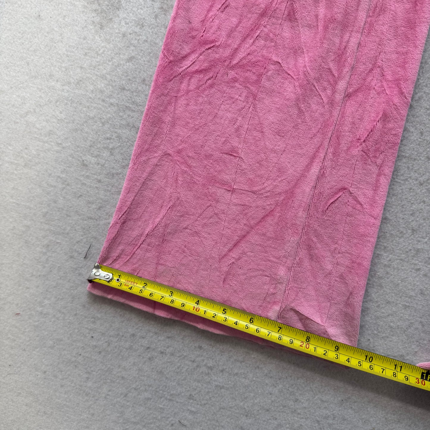 PINK Victoria's Secret Women Pink Velour Flare Track Pant Loungewear Y2K Size XS