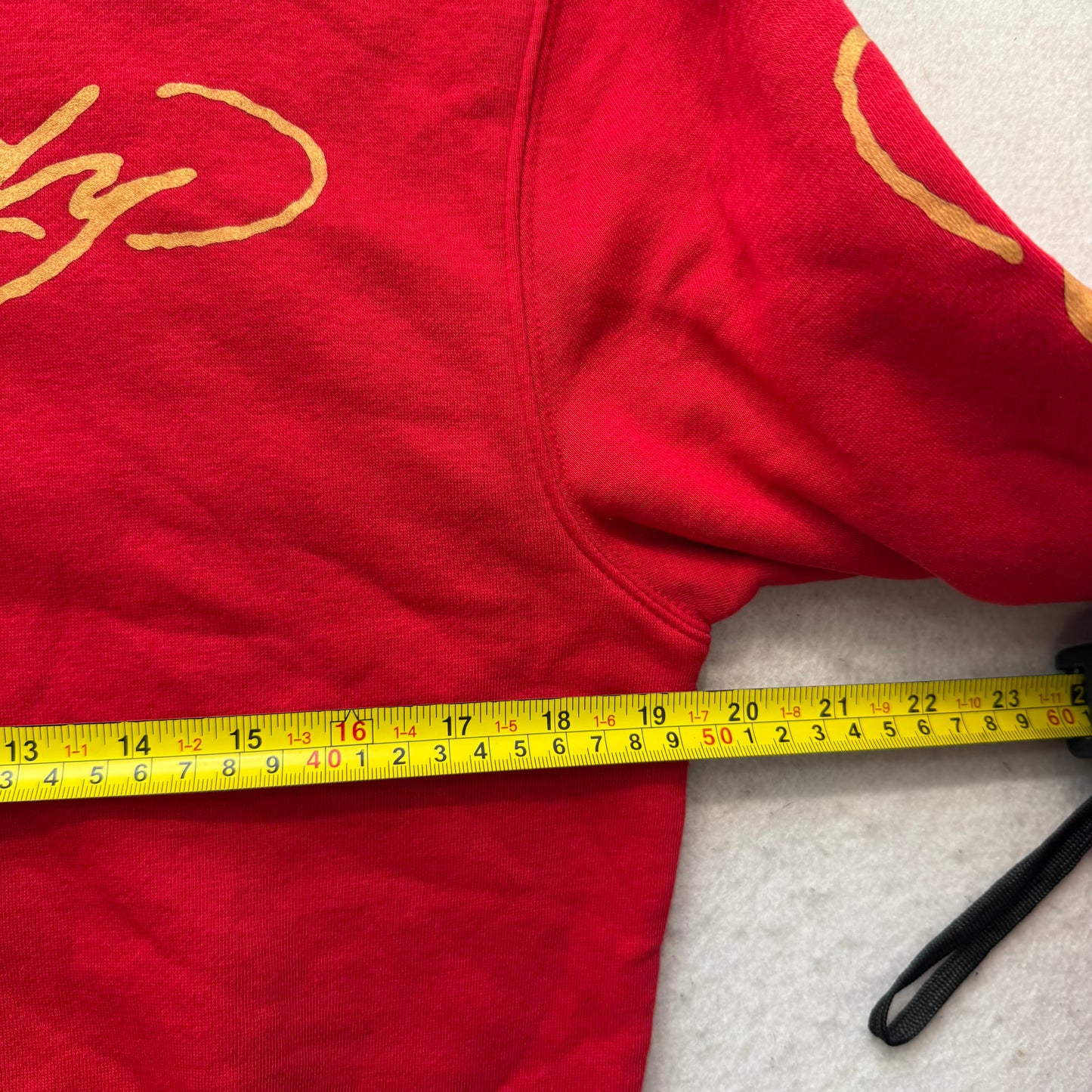 Ed Hardy Women's Red Cotton Full Zip Cropped Hoodie Dragon Graphic Y2K Size M