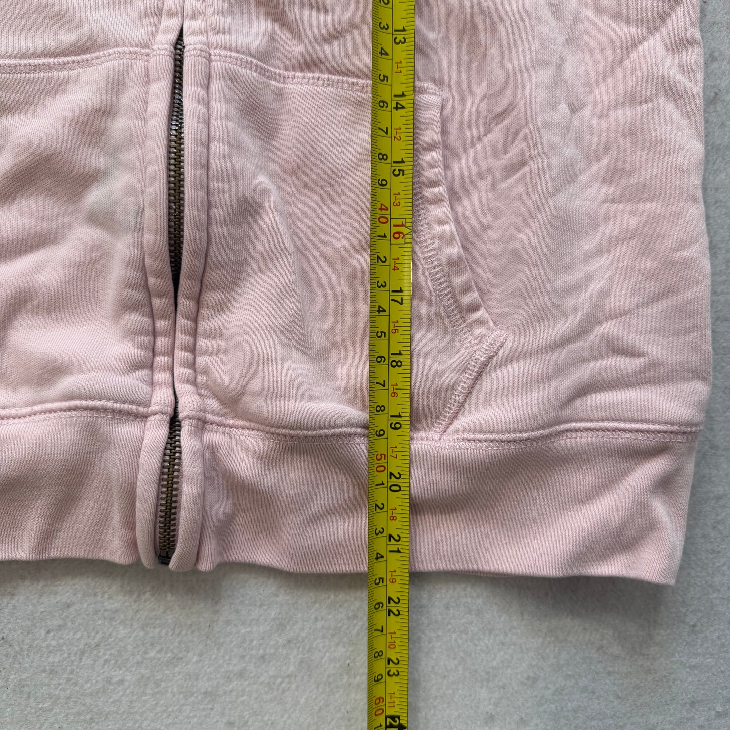 Polo Ralph Lauren Women's Pastel Pink Full-Zip Hoodie Long Sleeve Pocket Size XL