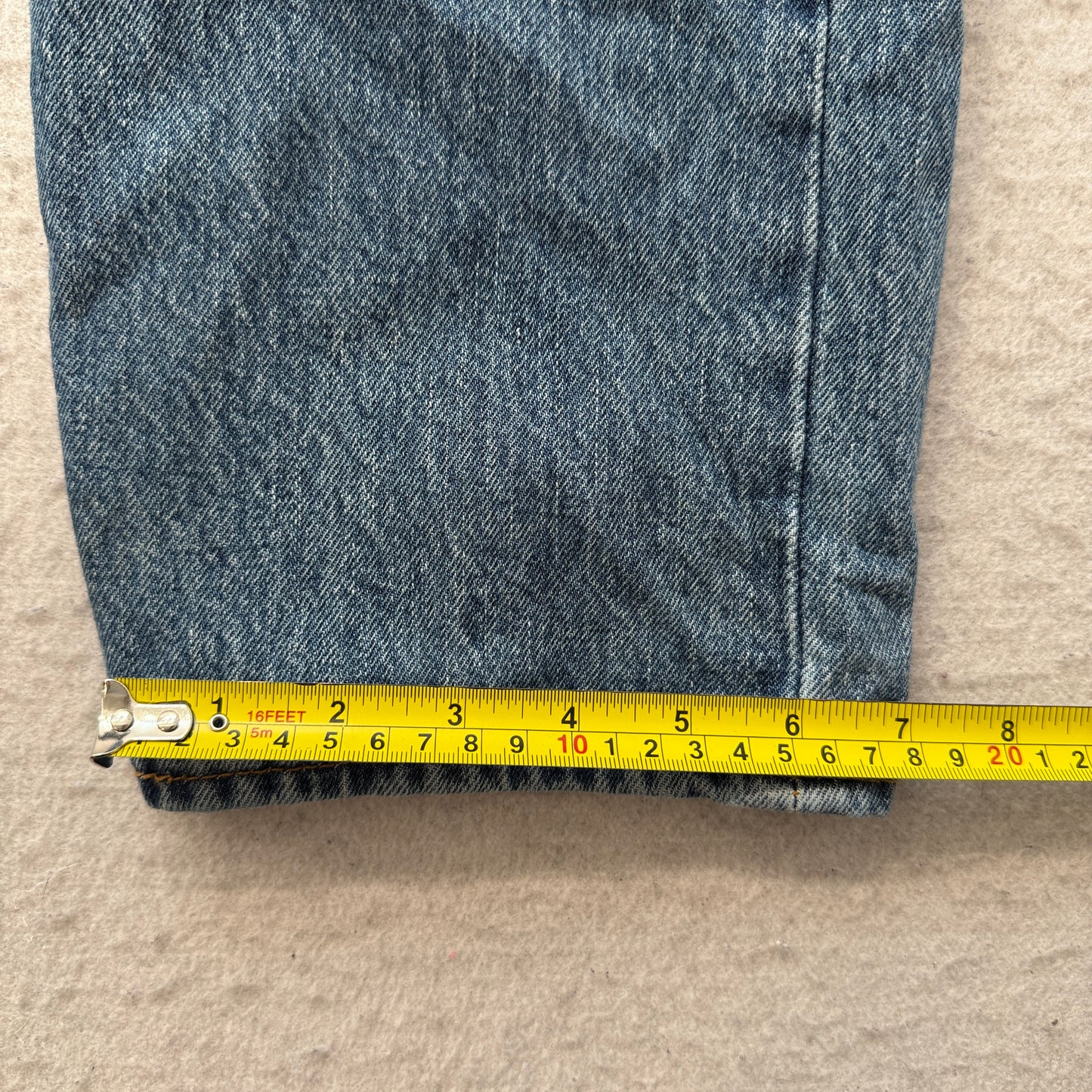 Levi's 501 Men's Blue Denim Jeans Button-Fly Pockets Classic Fit Size W33xL34