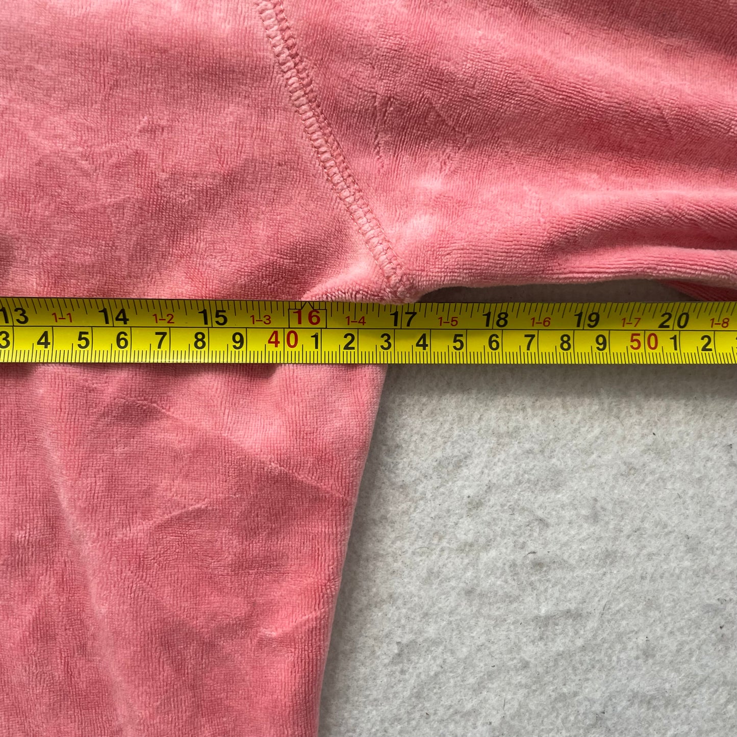 Vintage Juicy Couture Women's Peach Velour Full Zip Hoodie Pockets Y2k Size S
