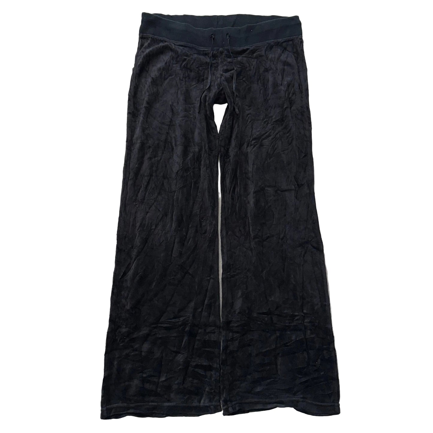 Vintage Juicy Couture Women's Deep Charcoal Flared Track Pant Loungewear Size S