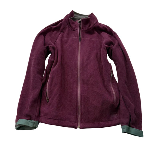 REI Women's Plum Full Zip Fleece Jacket Pocket Hiking Outdoor Casual Size L