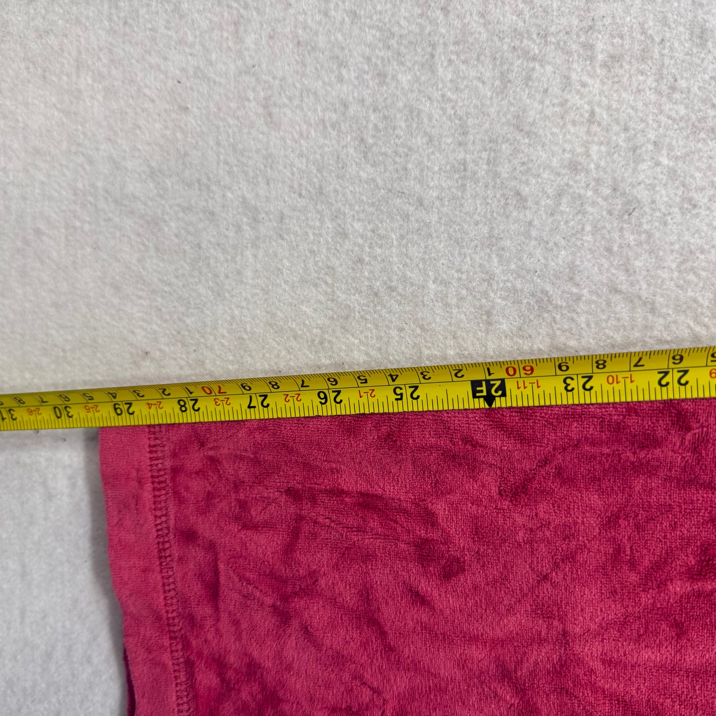 Juicy Couture Women's Raspberry Red Velour Flared Track Pant Loungewear Size M