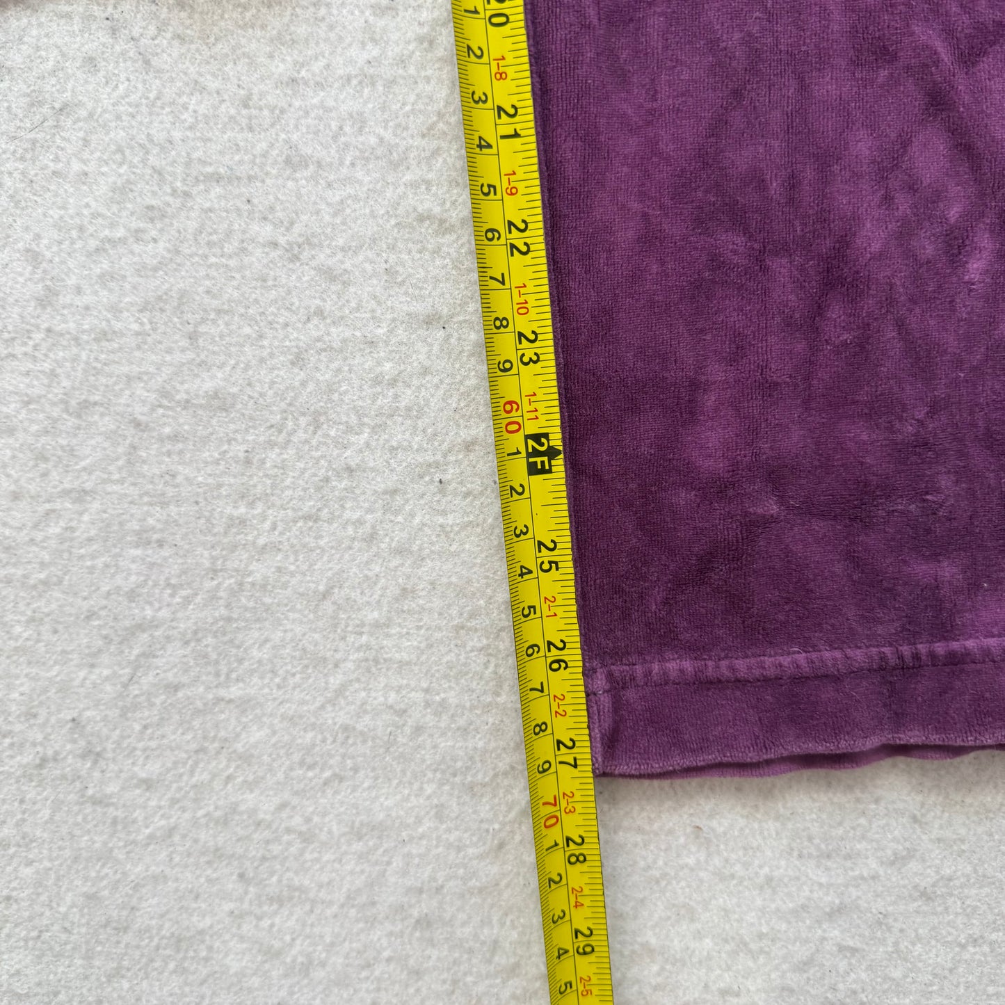 Vintage Juicy Couture Women's Purple Velour Flared Track Pants Drawstring Size L