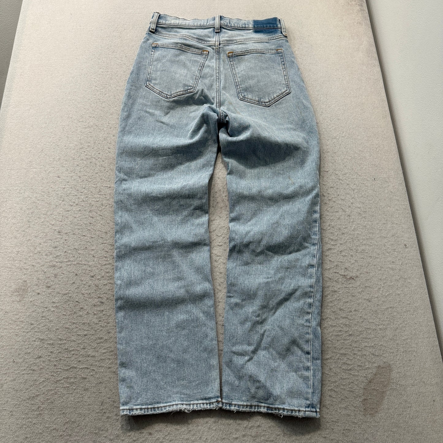 Abercrombie & Fitch Women Blue Ankle Straight Denim Jeans Ultra High Rise - 26/2