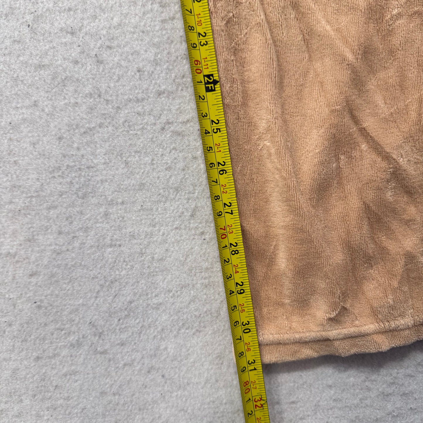 Vintage Juicy Couture Women's Camel Velour Flared Track Pant Drawstring Size S