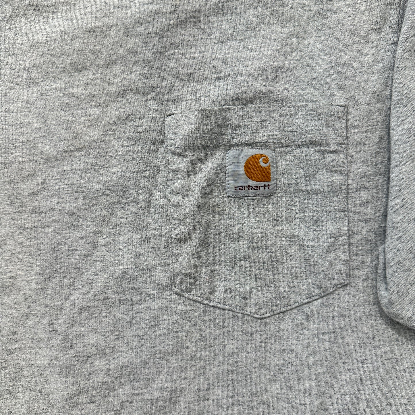 Carhartt Original Fit Men's Grey Cotton Blend T-Shirt Short Sleeve Pocket Size M