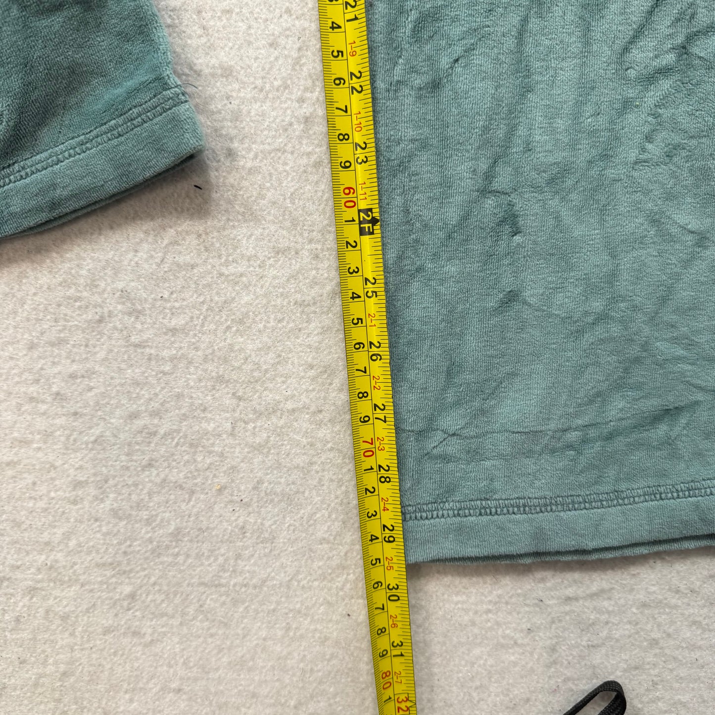 Bebe Women's Slate Green Velour Flared Track Pants Casual Rhinestone Logo Size L