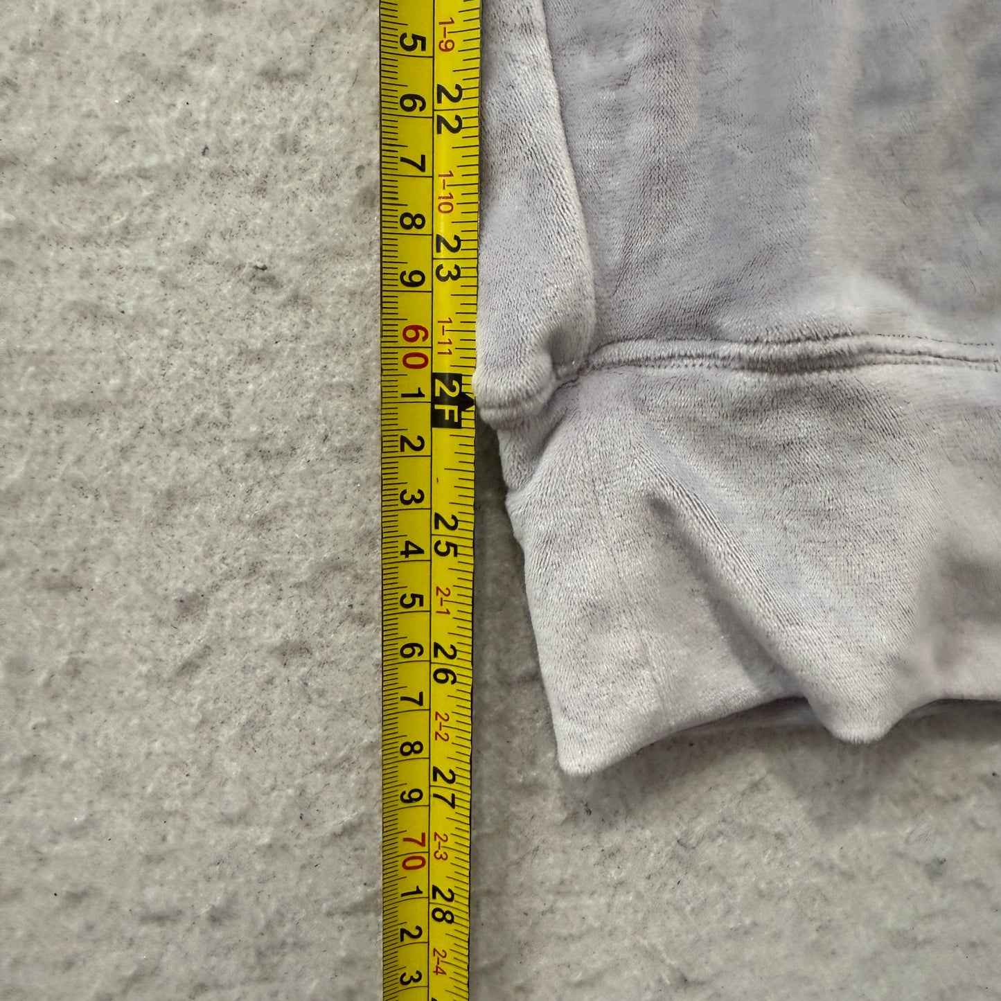 Victoria's Secret PINK Womens Grey Velour Sweatpants Tapered Leg Casual Size XXL