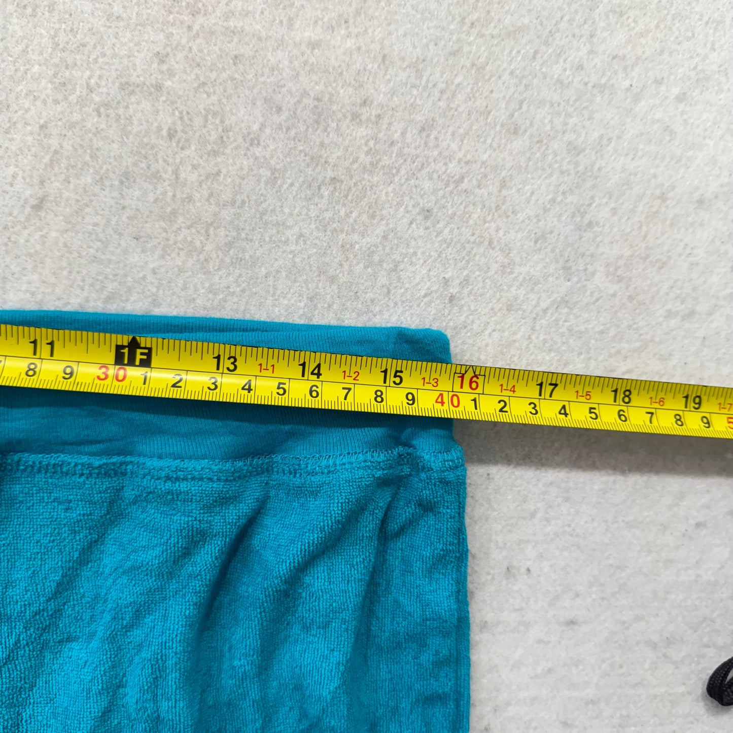 Juicy Couture Women's Teal Blue Terrycloth Flared Track Pant Loungewear Size M