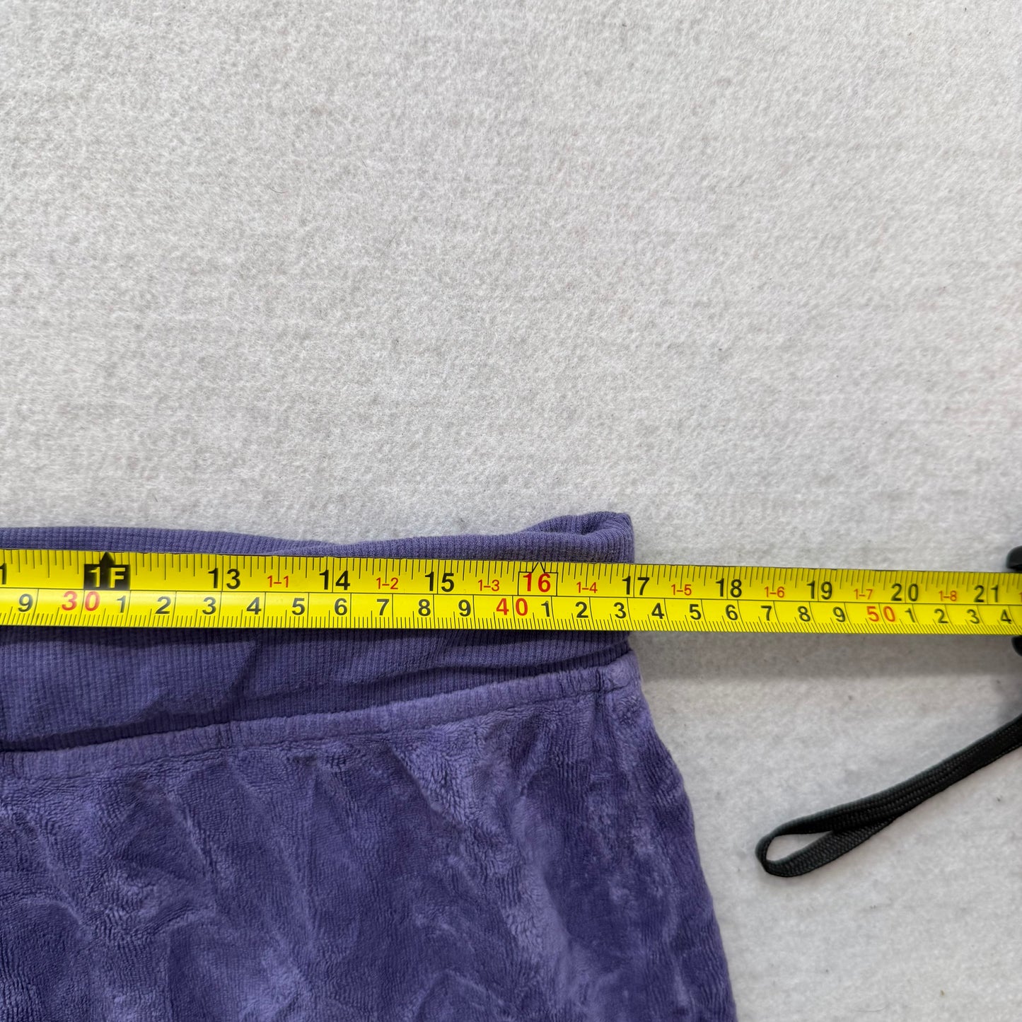 Juicy Couture Women Dusty Violet Velour Flared Track Pant Loungewear Y2K Size XL