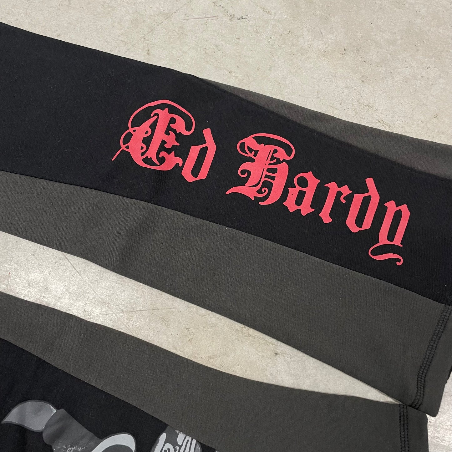 ED HARDY “Panther Dagger” BLACK BOOTCUT PANTS - Clean Curriculums 