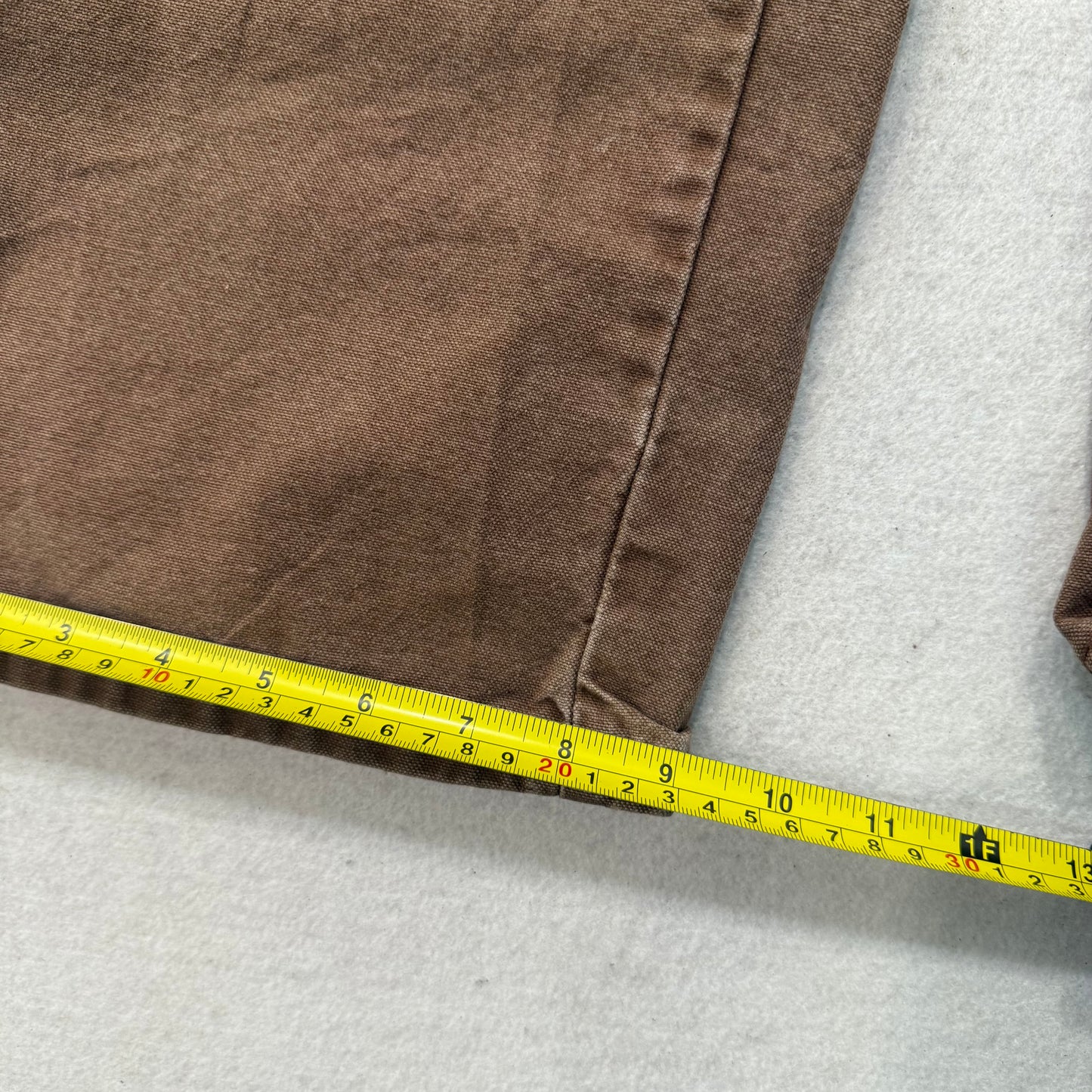 Dickies Men's Brown Straight Leg Carpenter Pants Tool Pockets Workwear Size 36