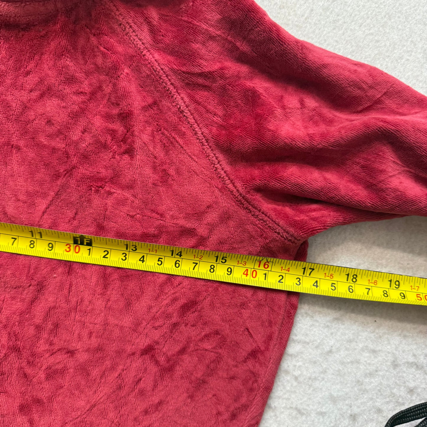 PINK Victoria's Secret Women's Maroon Velour Zip-Up Hoodie Casual Logo Size XS