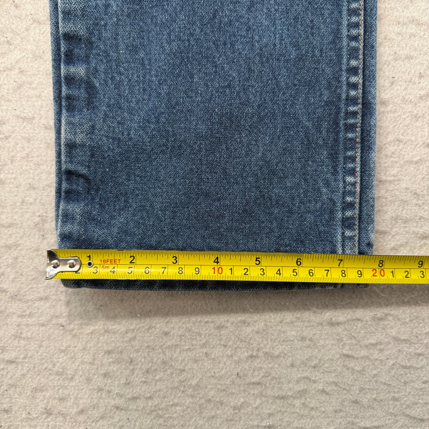 Wrangler FR Flame Resistant Men's Blue Straight Denim Jeans Cowboy Cut Size W29