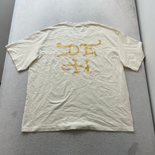 Ed Hardy Men's White Cotton T-Shirt Pullover Short Sleeve Graphic Logo Size XL