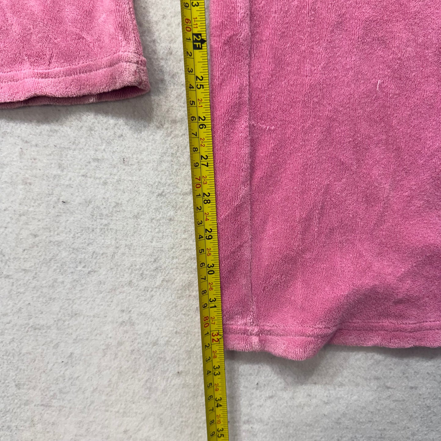 2003 Vintage Juicy Couture Women's Candy Pink Terrycloth Flare Track Pant Size P