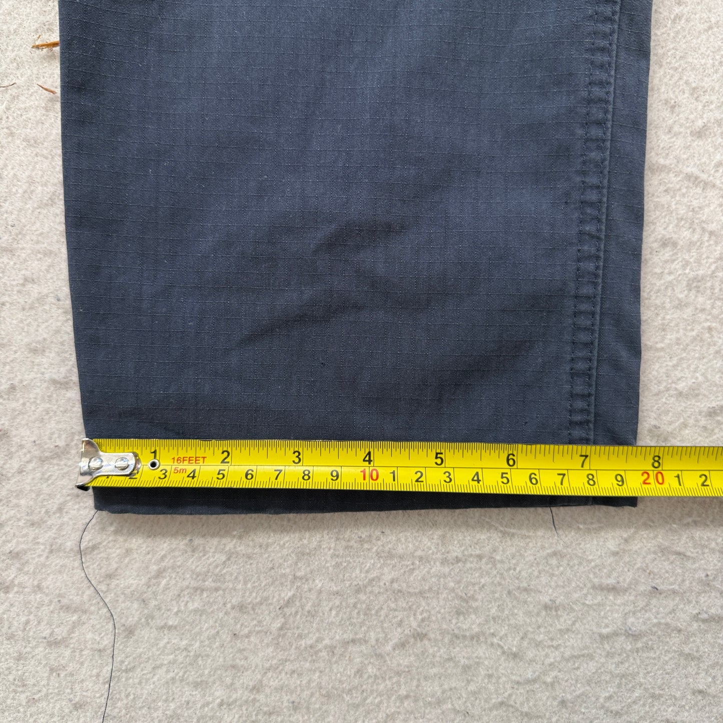 Carhartt Men's Navy Blue Cotton Chino Pants Loose Fit Pockets Classic Size W34