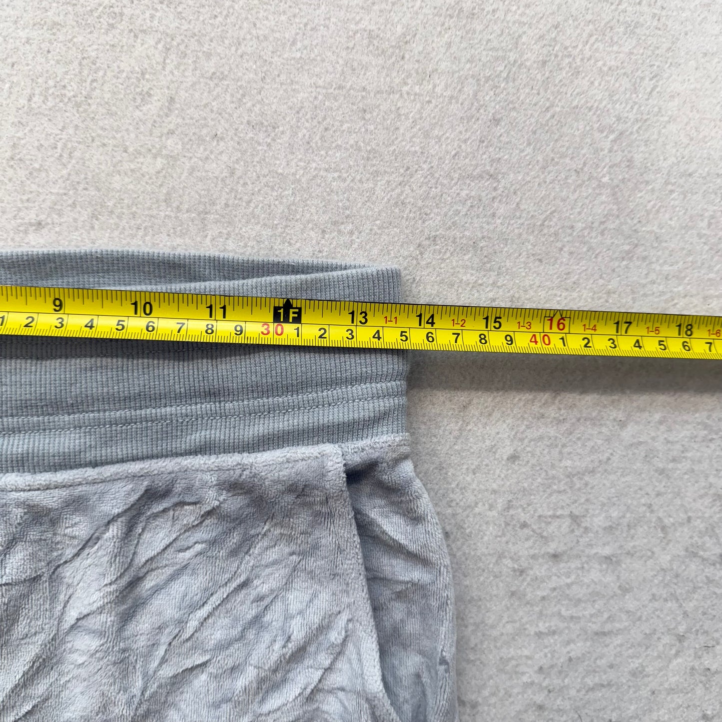 Vintage Juicy Couture Women's Gray Velour Flared Track Pant Bell Bottom Size S