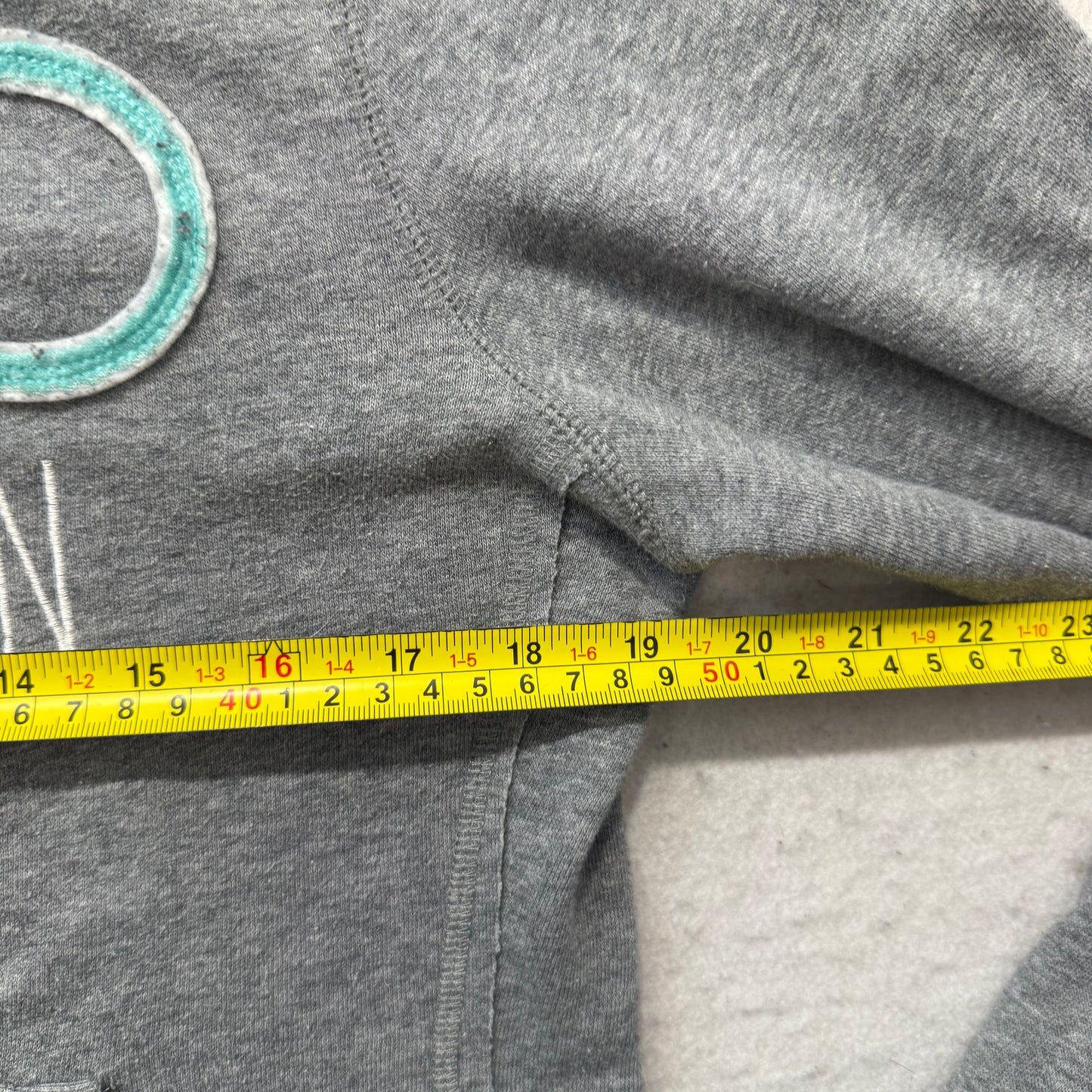 Aeropostale Eighty-Seven Womens Gray Zip-Up Hoodie Long Sleeve Streetwear Size L