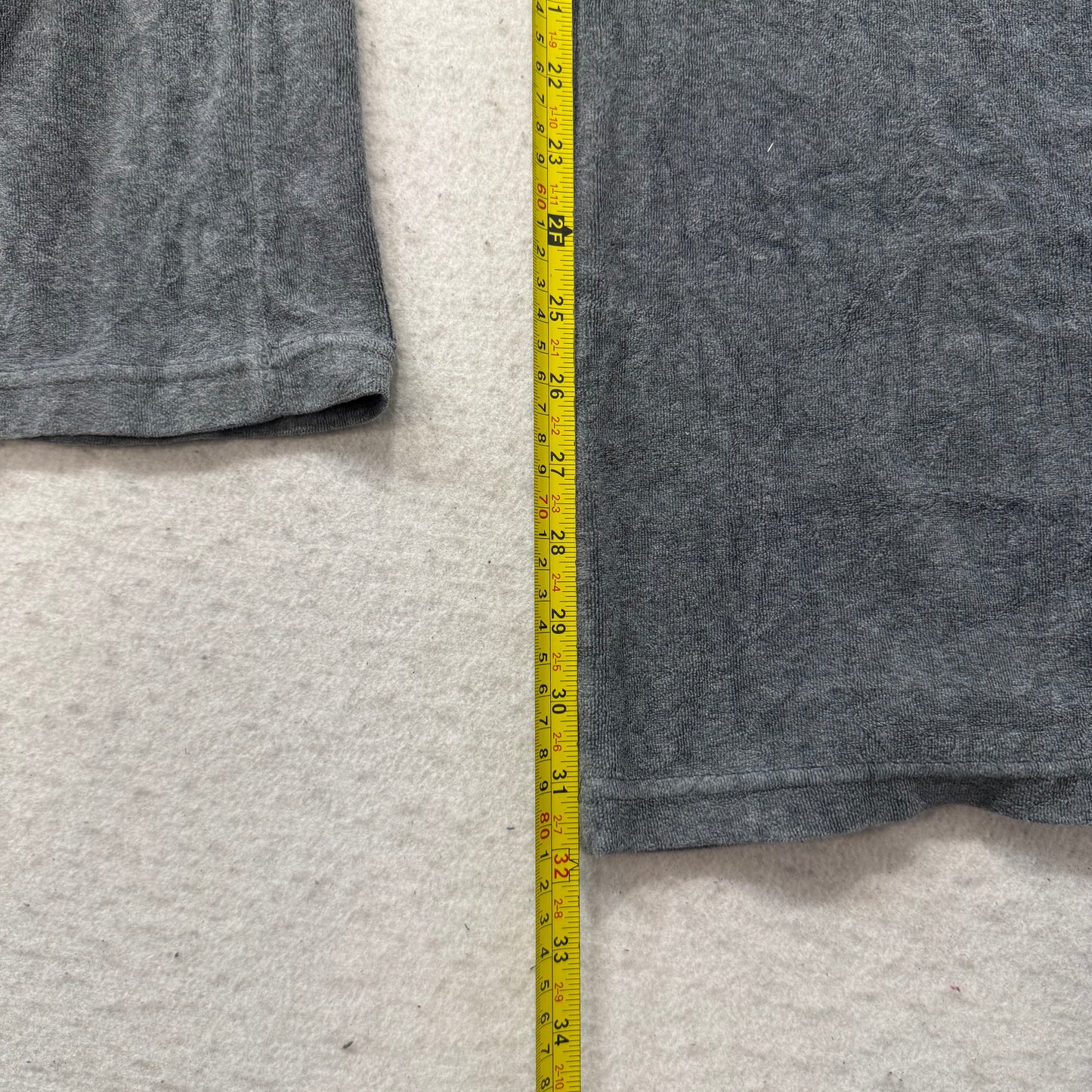 Juicy Couture Womens Gray Velour Flared Track Pant Loungewear Drawstring Size XL