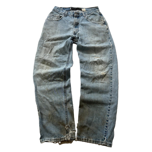 Vintage Levi's SilverTab Men's Blue Denim Jeans Pocket Straight-Relaxed Size W30
