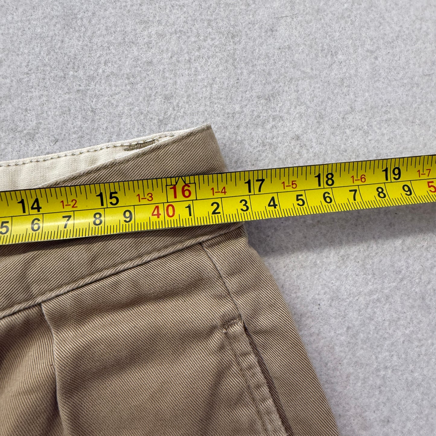 Vintage Polo Ralph Lauren Men's Khaki Chino Pants Straight Leg Pockets Size W33