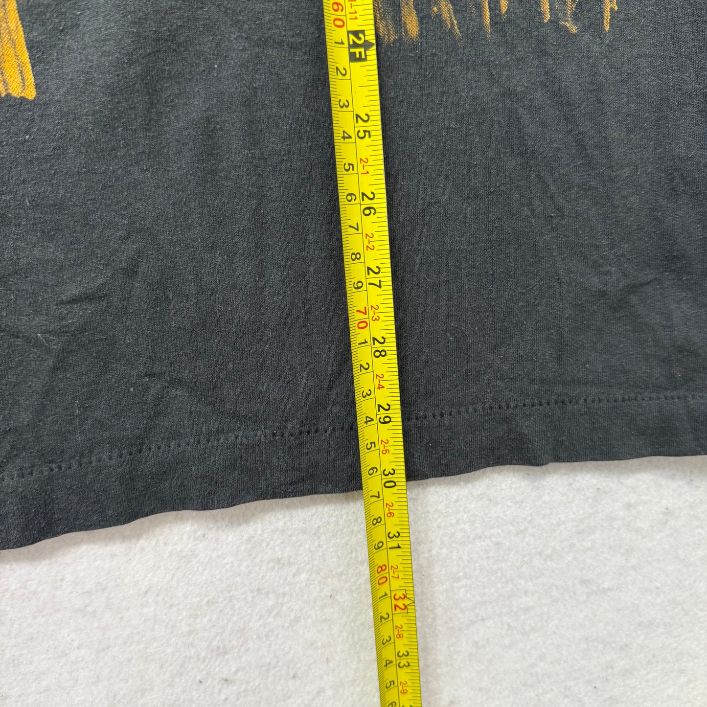 Fruit Of The Loom Alan Jackson Men's Black Cotton T-Shirt Graphic Tee Size XL