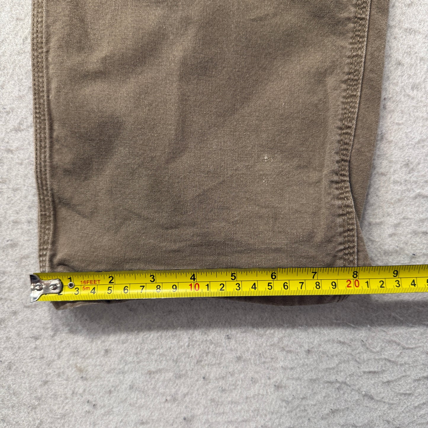 Ariat Rebar M4 Men's Khaki Canvas Workwear Pants Relaxed Straight Fit Size 42x30
