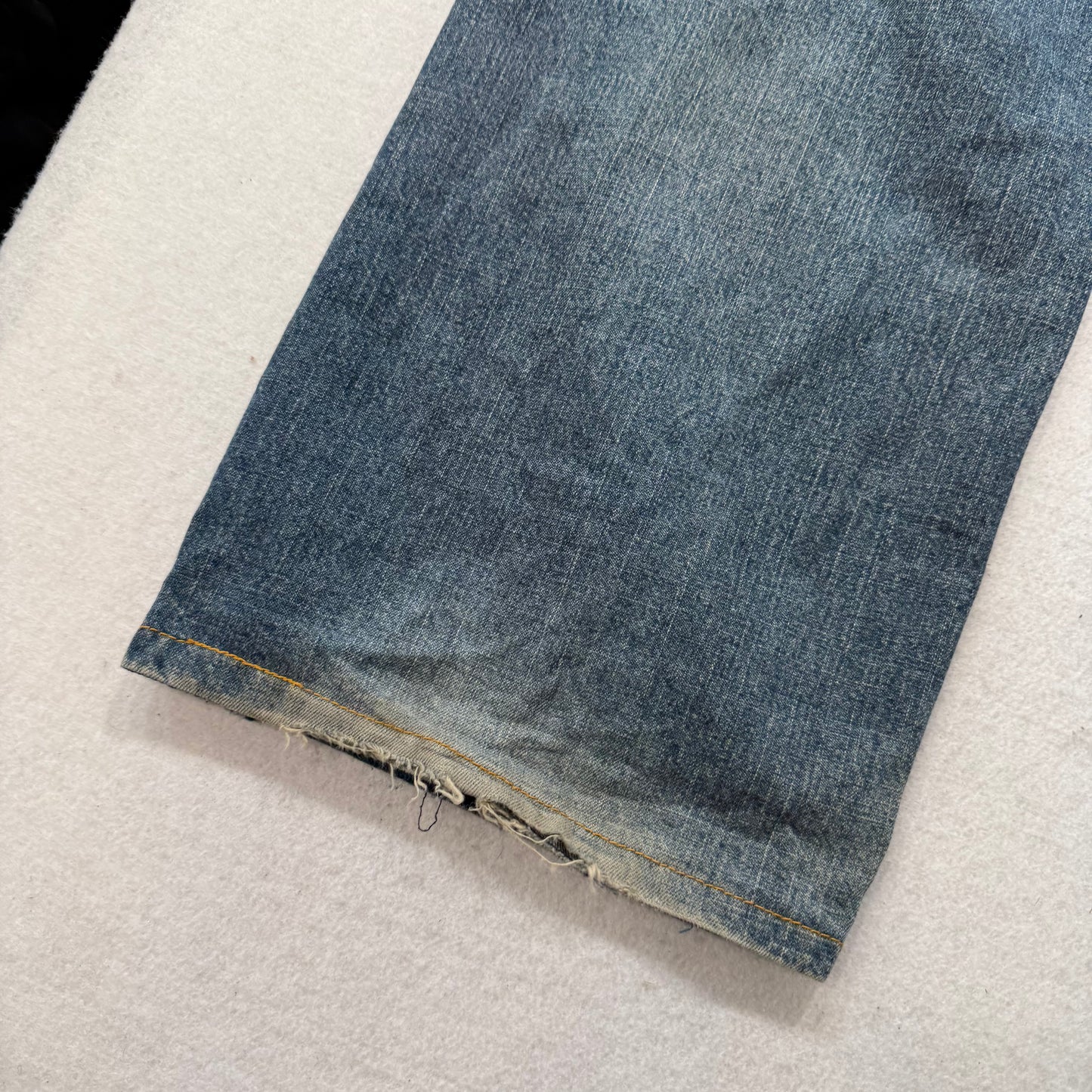 Levi's 569 Men's Blue Loose Straight Denim Jeans 100% Cotton Mid-Rise Size 36x32