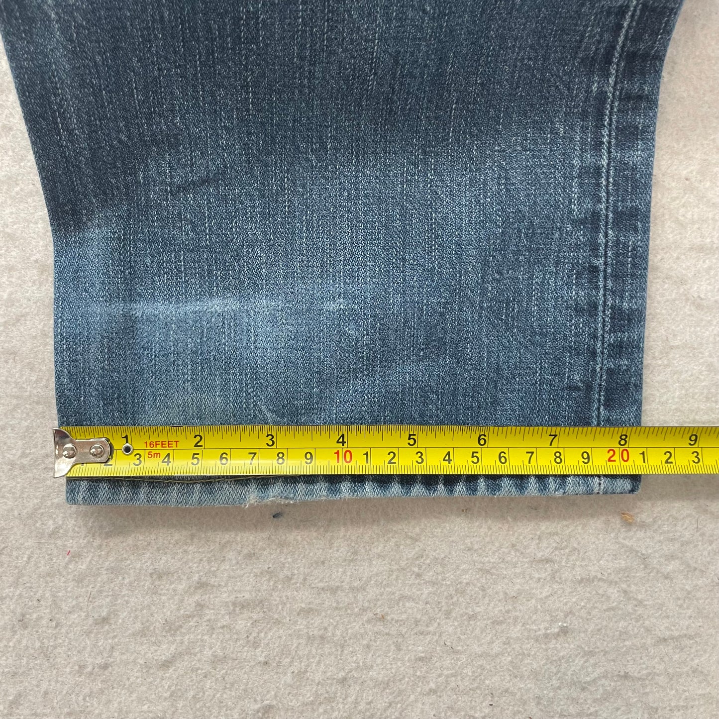Vintage True Religion Women's Blue Bootcut Denim Jeans Pockets Classic Size 30