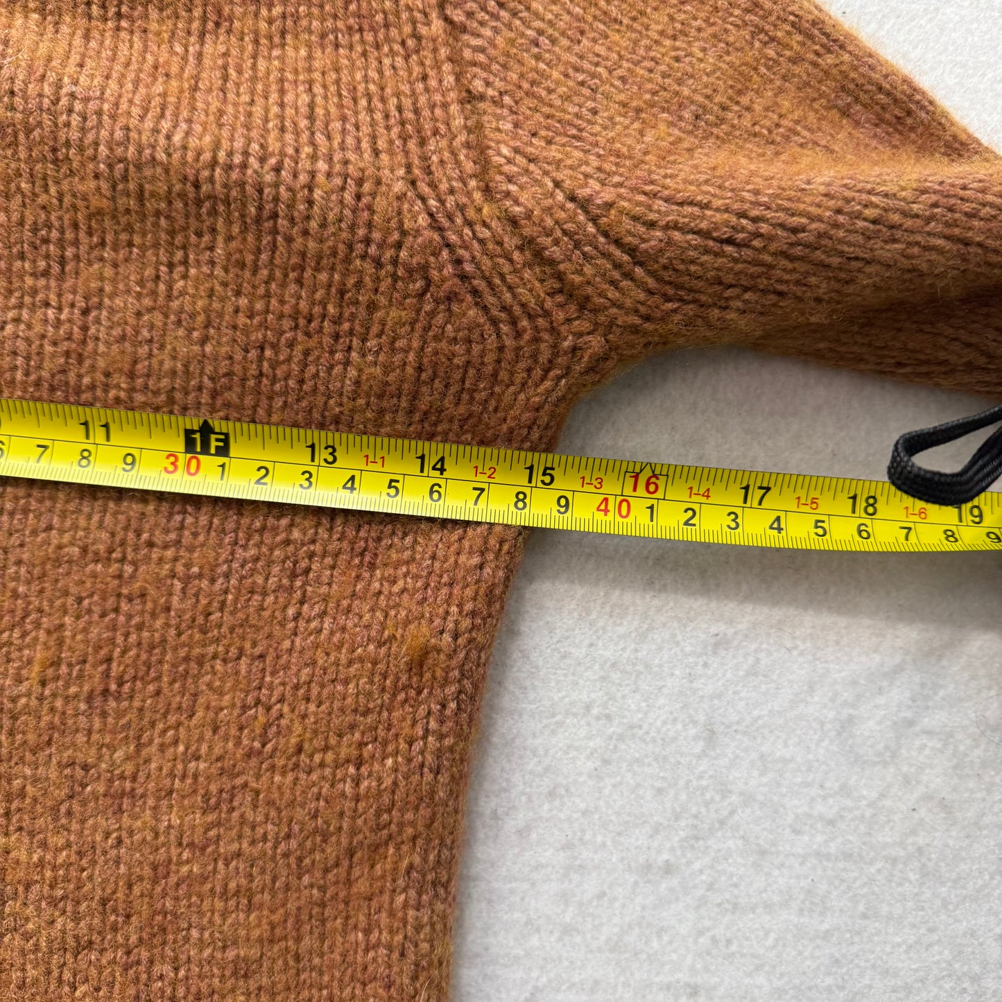 J.Crew Marnie Heather Camel Sweater Crew Neck Pull-Over Ribbed Hem Size XXS