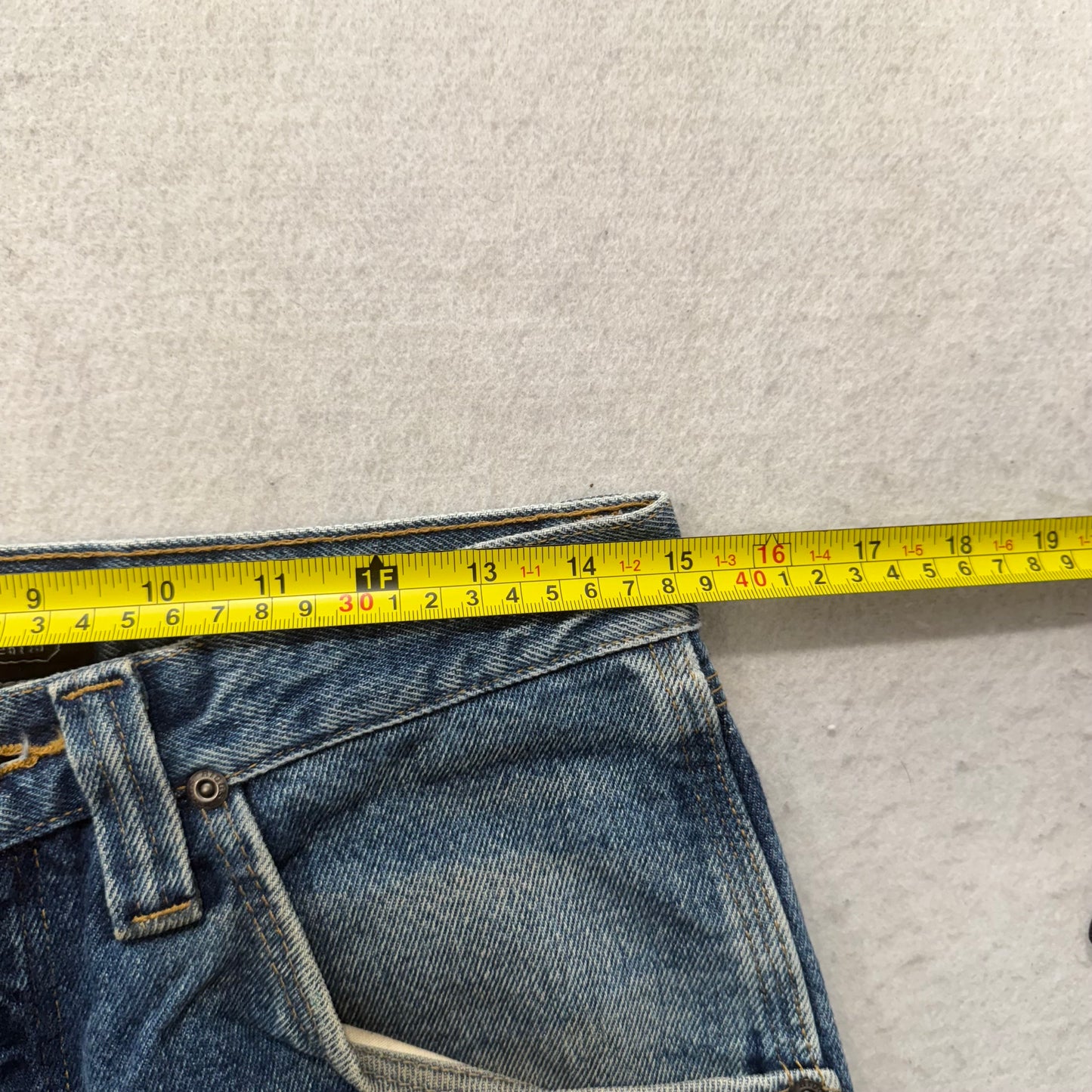 Wrangler Men's Blue Riggs Workwear Carpenter Denim Jeans Medium Wash Size 30
