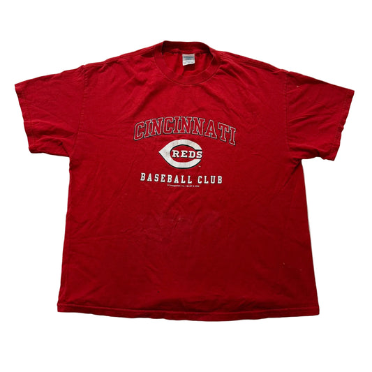 Cincinnati Reds Baseball Club Red Graphic T-Shirt Tennessee River Size XL