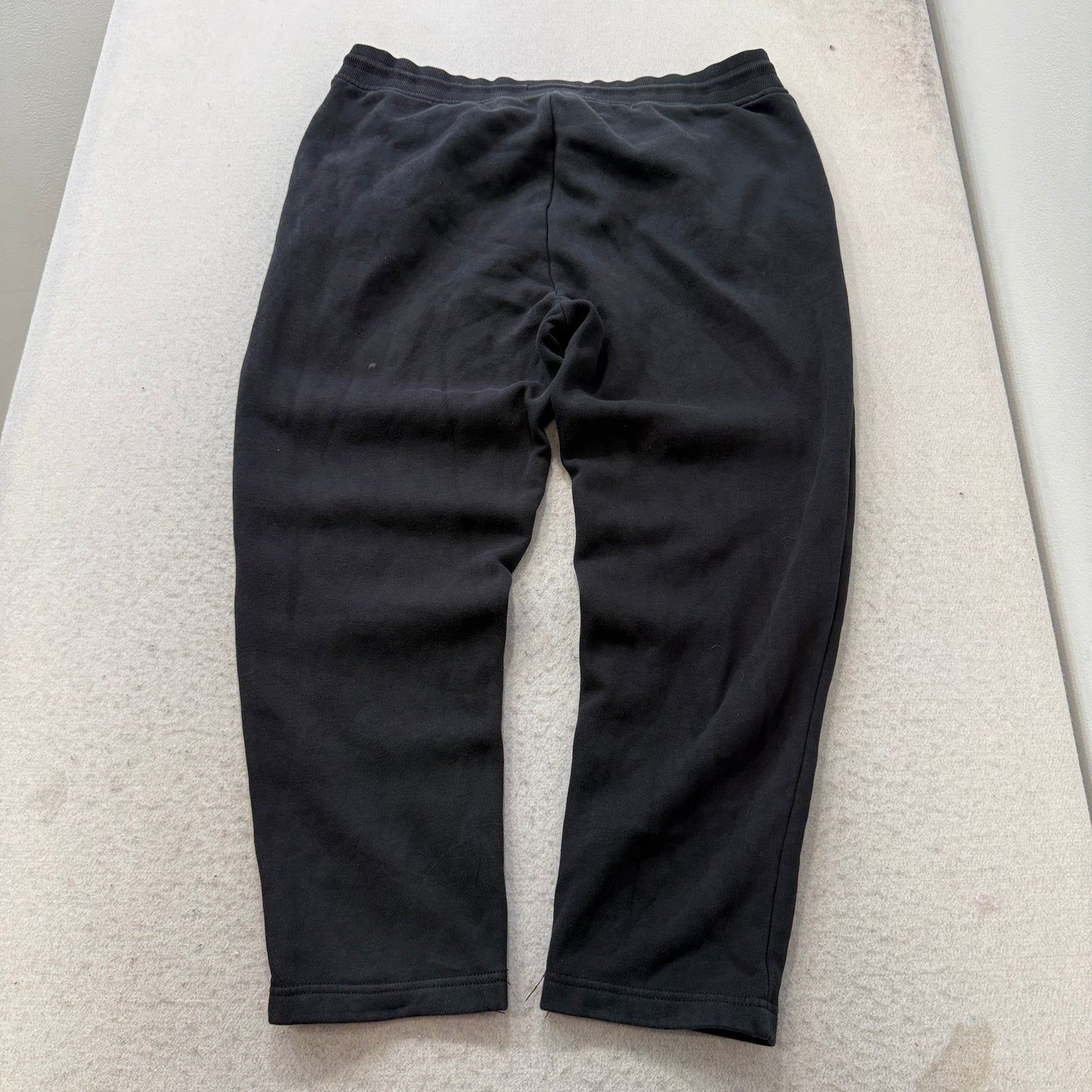 Tommy Hilfiger Men's Black Fleece Sweatpants Drawstring Pockets Graphic Size XL