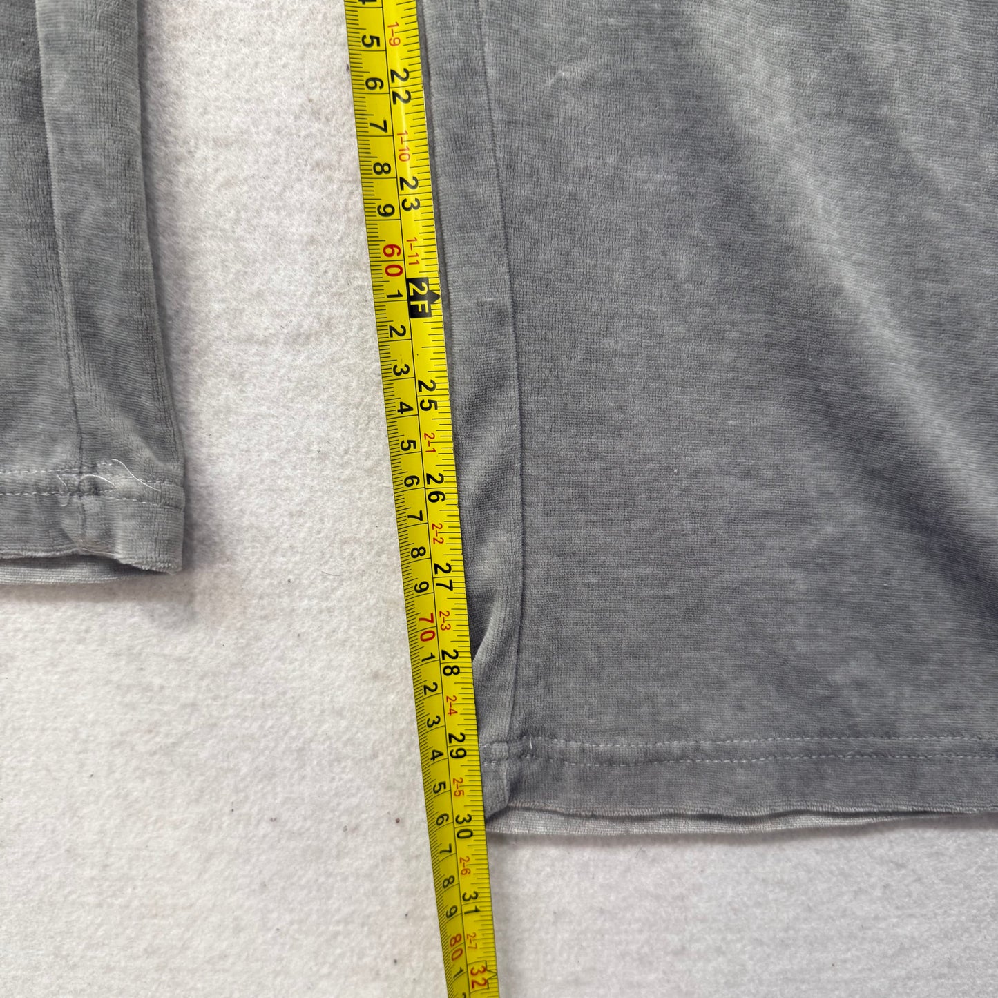 Vintage Juicy Couture Women's Heather Gray Velour Flared Track Pants Y2K Size L