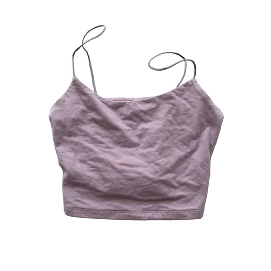 Aeropostale Seriously Soft Women Lavender Bungee Cami Top Spaghetti Strap Size S