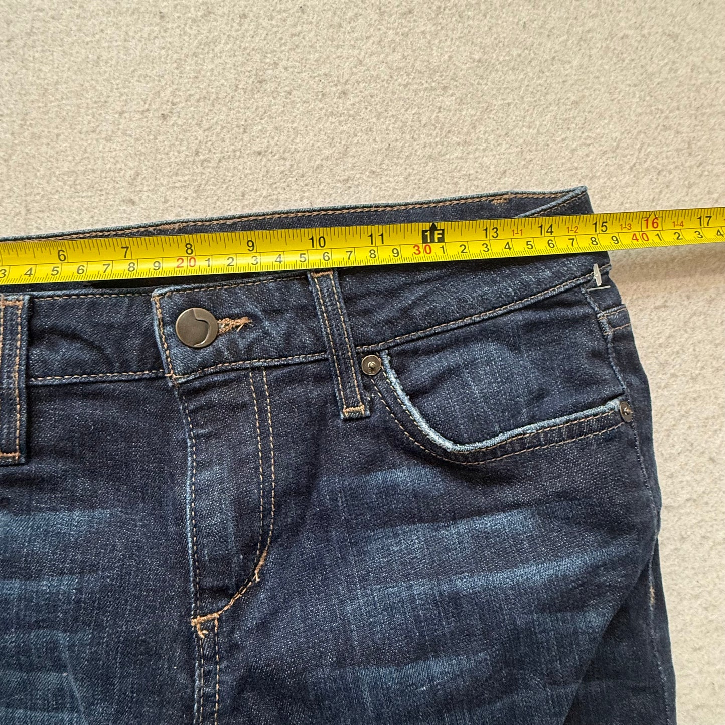 Joe's Jeans Womens Blue Skinny Bootcut Denim Jeans Zip-Fly Classic Size W27