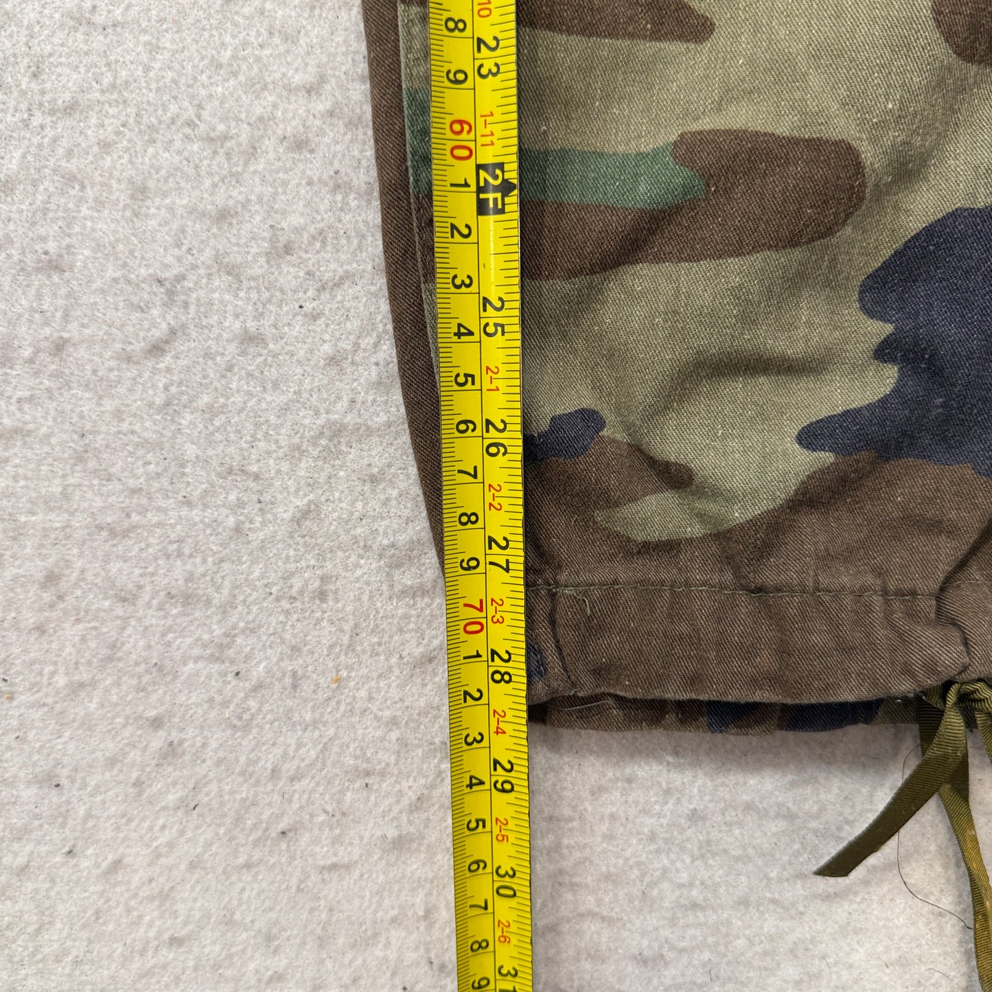 US Army M81 Woodland Mens Green Camouflage BDU Cargo Pants Regular Combat Size M