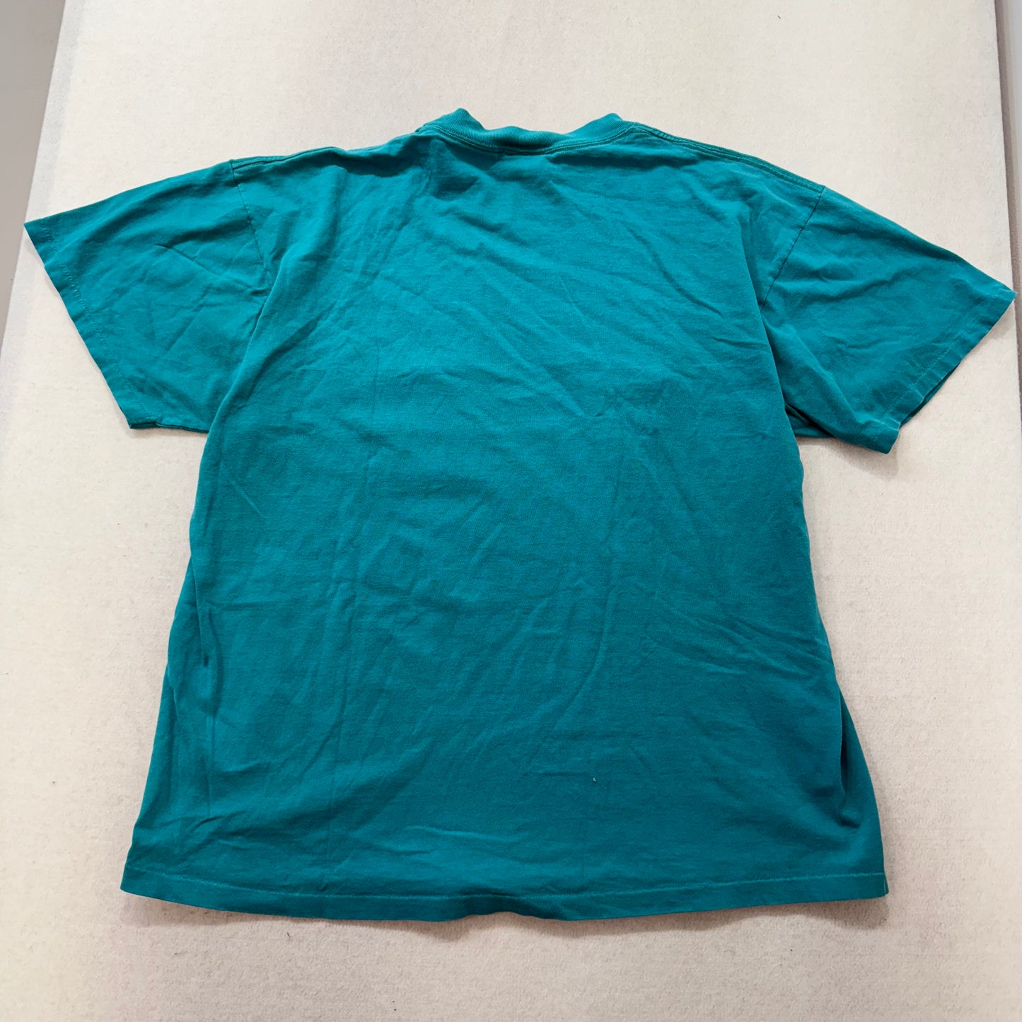 Disney Inc. Turquoise Green Cotton T-Shirt Short Sleeves Tigger Graphic Size XL