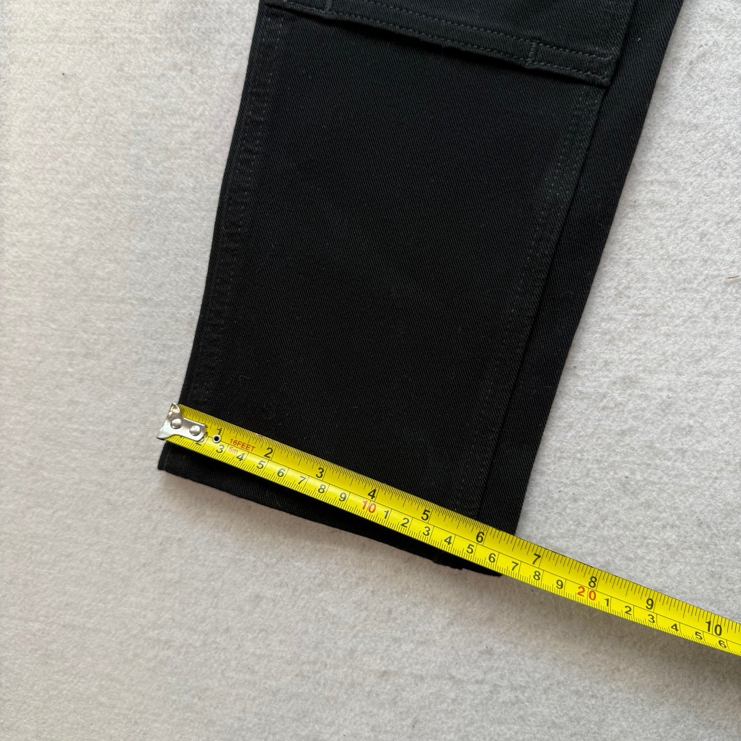 Carhartt Men's Black Cotton Relaxed Slim Fit Double-Knee Carpenter Pant Size 2