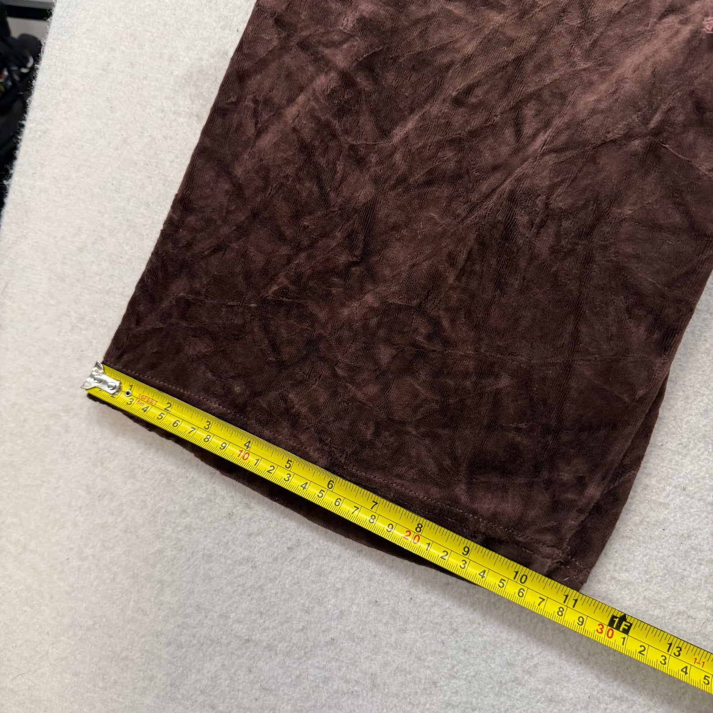 Vintage Juicy Couture Juicy Heiress Women's Brown Velour Lounge Shorts Size L