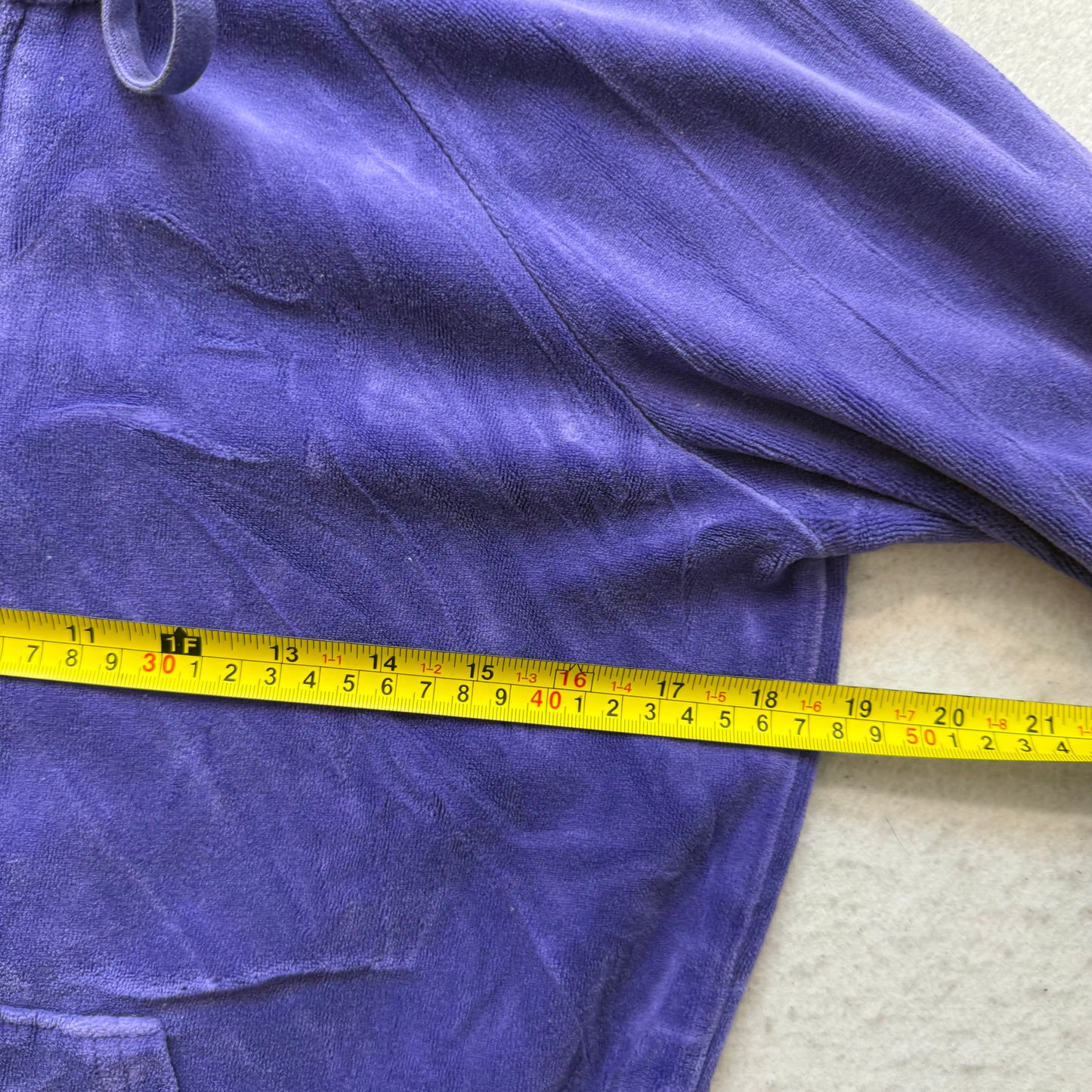 Juicy Couture Women's Royal Blue Velour Zip-Up Hoodie Drawstring Y2K Size XS
