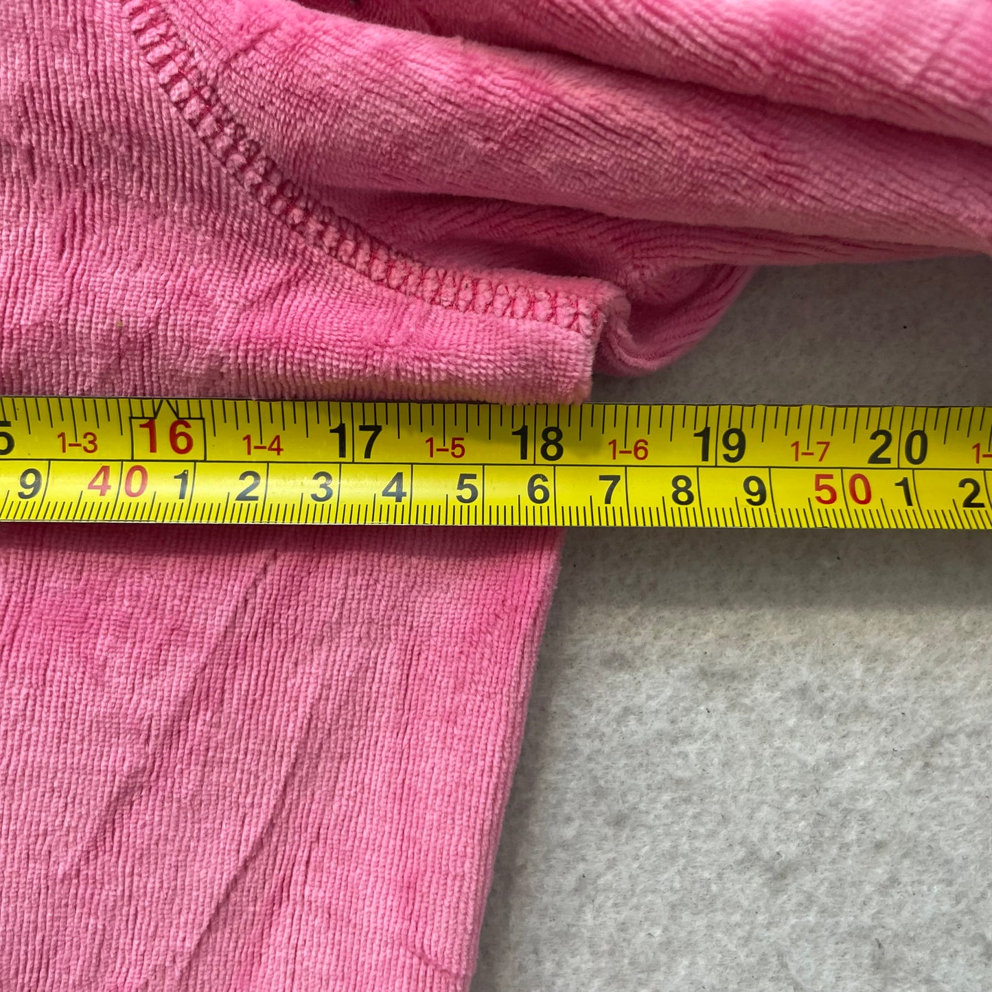 Victoria's Secret PINK Women's Pink Velour Zip-Up Hoodie Sequin Logo Size M