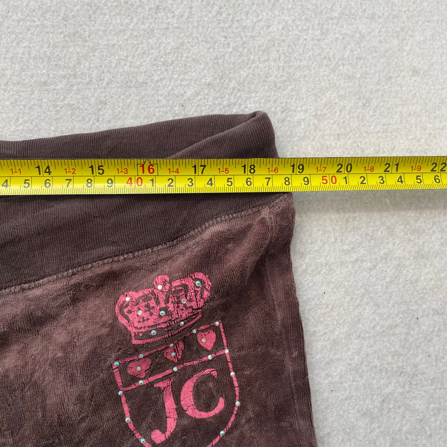Vintage Juicy Couture Women's Brown Velour Tracksuit Sets Hoodie & Pant Size S